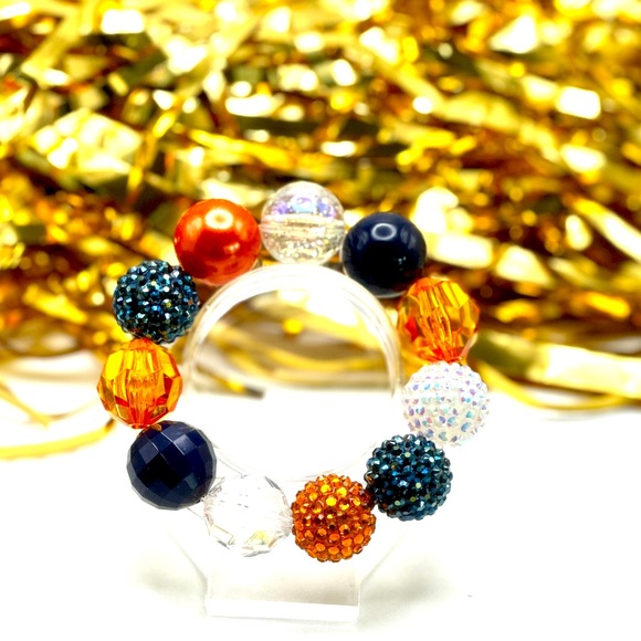 Auburn Tigers/ Syracuse / Denver Broncos game day bracelet. - Picture 3 of 4